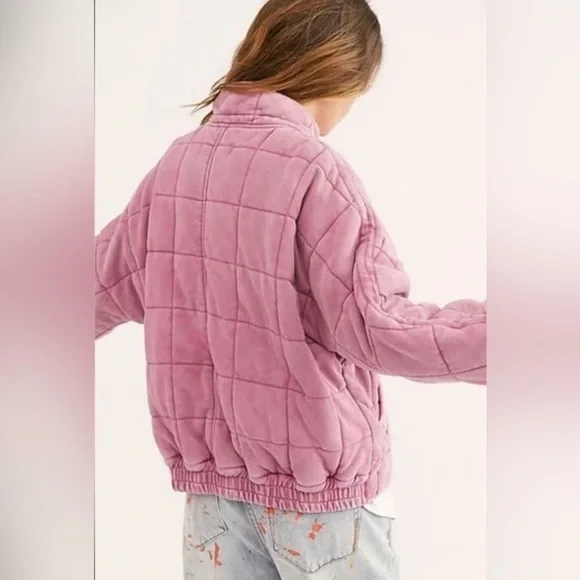 Dolman Quilted Knit Jacket - Picture 2 of 15